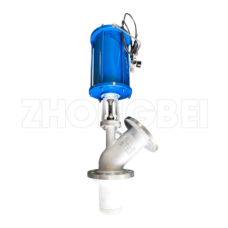 气动衬氟放料阀